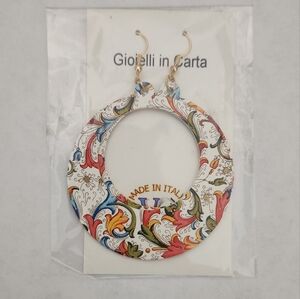 Firenze Italian Hoop Earrings